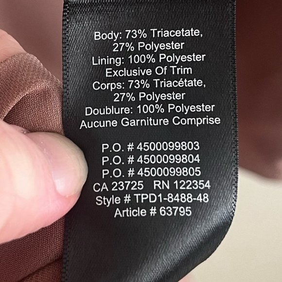 Aritzia Babaton Tadao Taupe Midi Longsleeve  Dress - Picture 9 of 10